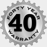 40 year warranty certificate